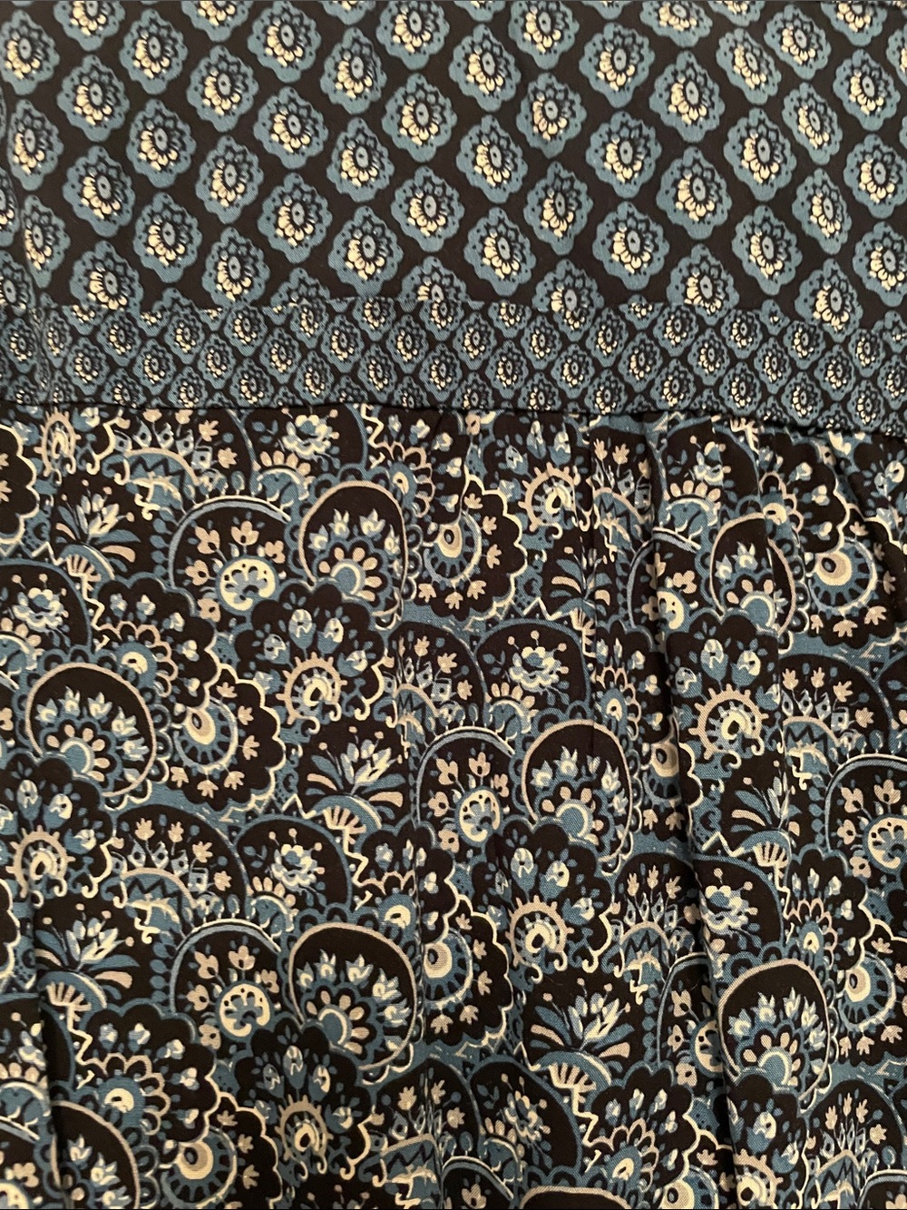 Loft Outlet Sleeveless Summer Dress Small Blue Paisley & Floral Print Dress - Picture 6 of 11
